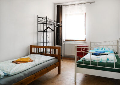 Pension Ketzin Schlafzimmer 1 in Wohnung 01mit 2 Einzelbetten